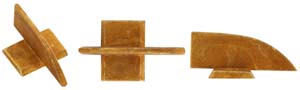 Tall Blade Front Sight,
wax cast  brass